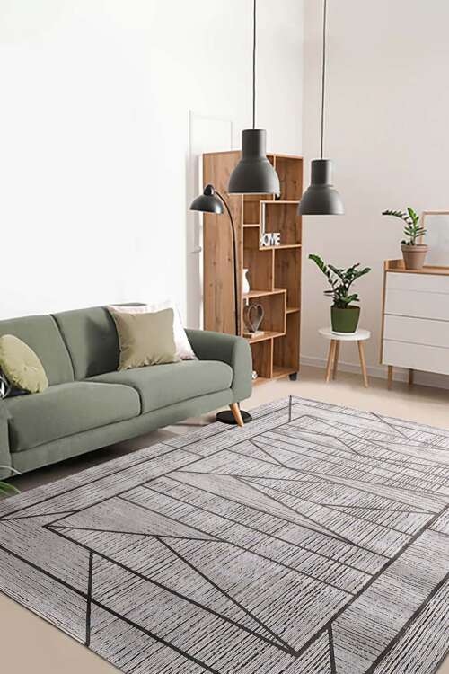 Modern Gray Rug