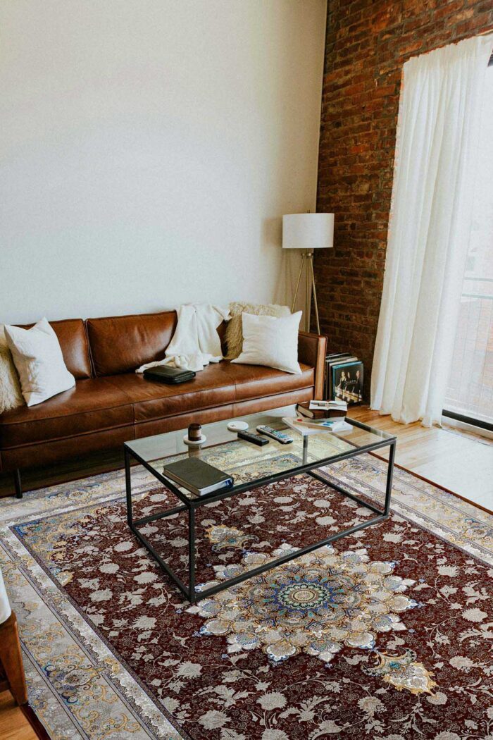 Brown Vintage Rug