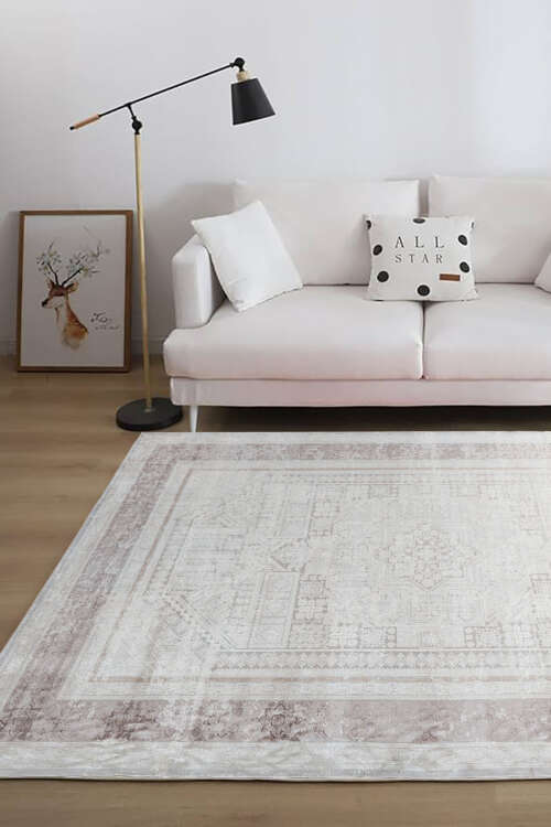 2483 - Modern Cream Rug