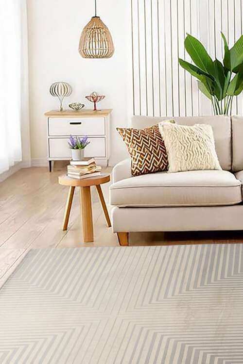 2484 - Modern Cream Rug