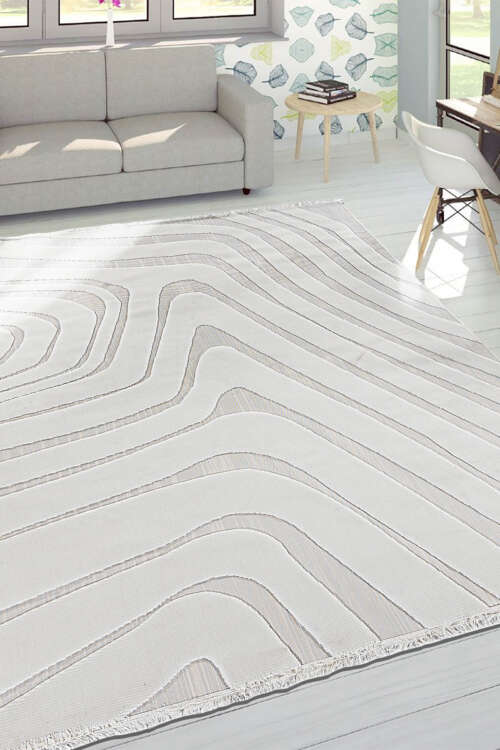 2488 - Modern Cream Rug