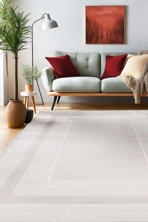 2493 - Modern Beige Rug